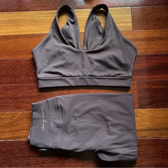 Gymshark Pants - chocolate gymshark x whitney simmons v2 set